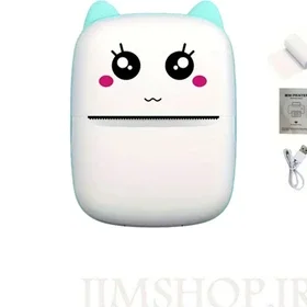 پرینتر حرارتی طرح گربه مدل mini printer